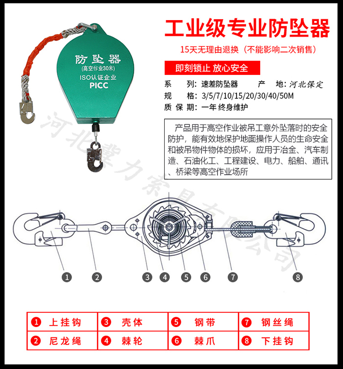 礦用防墜器產(chǎn)品零件圖